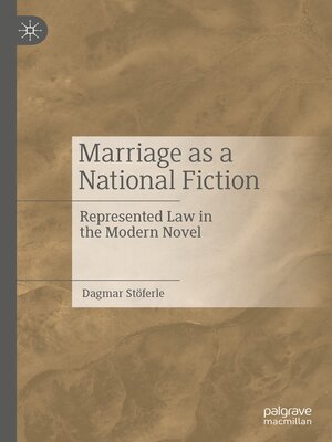 cover image of Marriage as a National Fiction